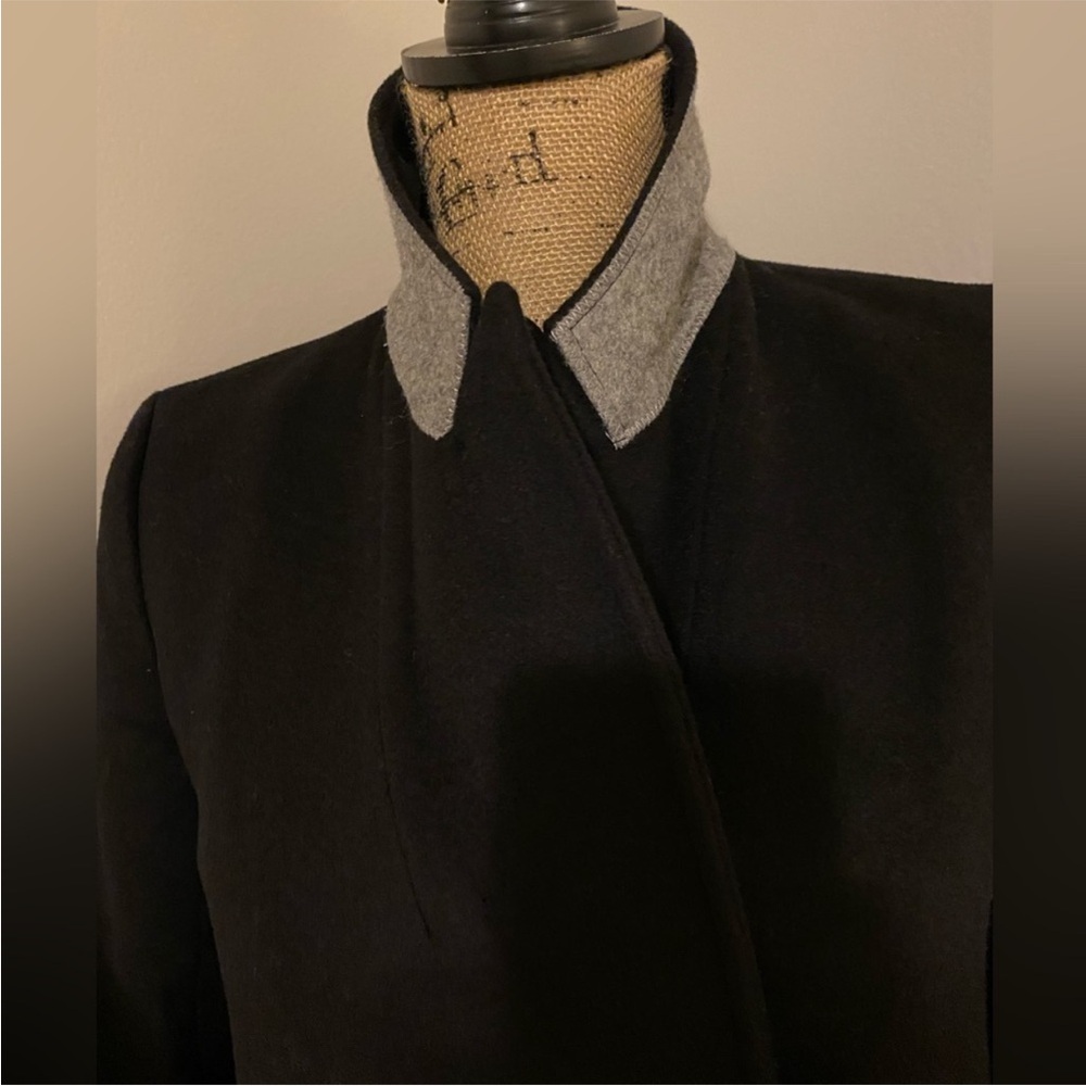 $398 J.Crew DOUBLE-BREASTED TOPCOAT IN
WOOL CASHMERE Black - Picture 15 of 15